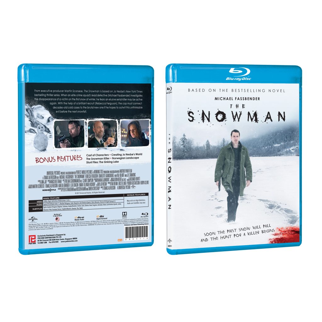The Snowman (2017) DVD - Poh Kim Video