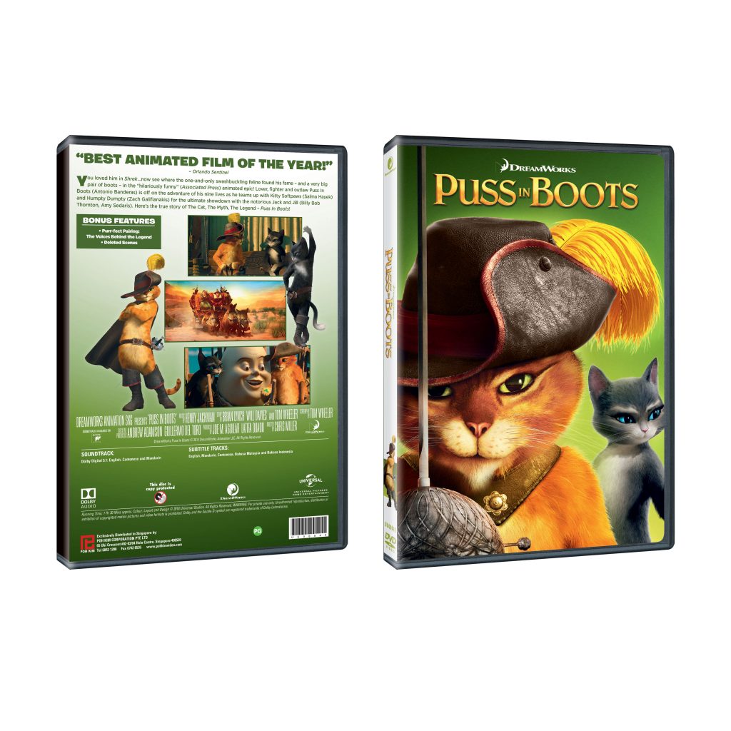 Puss In Boots (DVD) Poh Kim Video